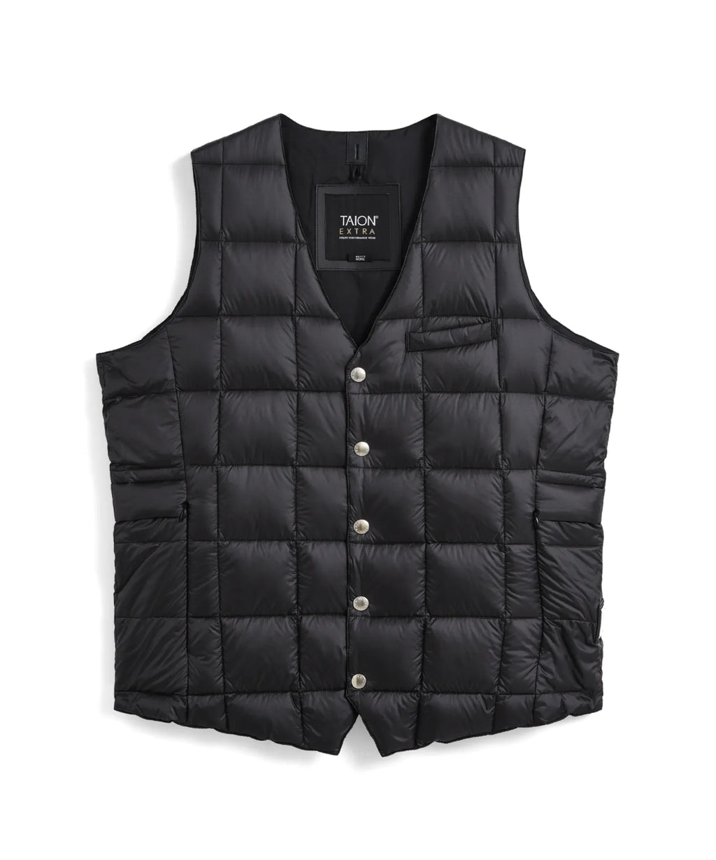 MEN】Vネックインナーダウンジレ（※スイッチ裏側配置）（EX-03A-TYPE2