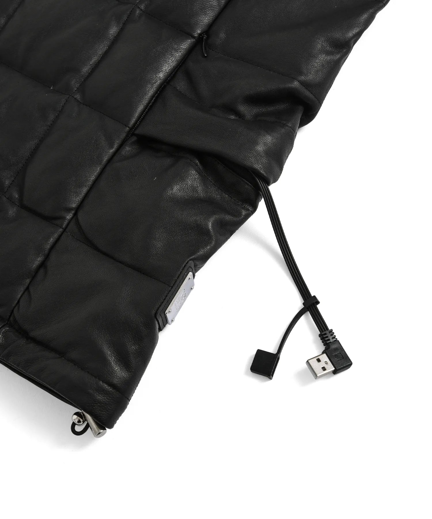 【POP UP限定商品】【MENS】クルーネック インナーダウンセット（レザー）＜TYPEⅡ＞（EX-04A-CLT-SET-T2）