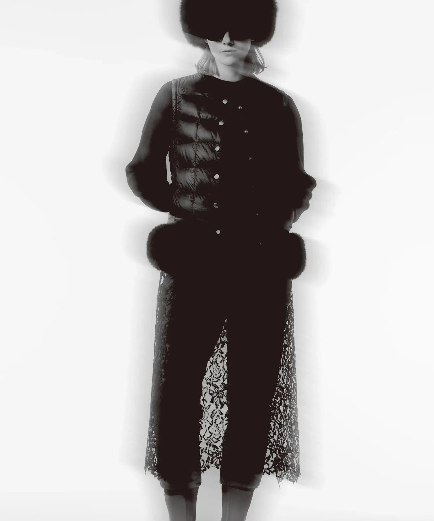 【POP UP限定商品】【WOMEN】”クルーネックボレロ”インナーダウンセット（レザー）＜TYPEⅡ＞（EX-W042A-CLT-SET-T2）