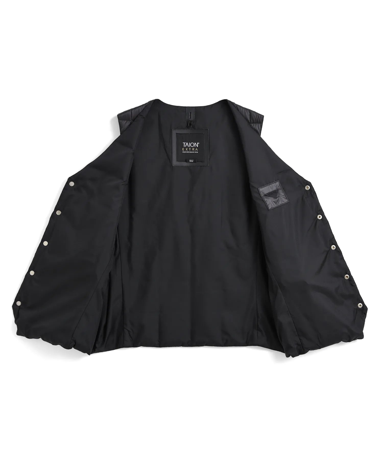 【POP UP限定商品】【MENS】Vネックインナーダウンジレ（※スイッチ裏側配置）（EX-03A-TYPE2）