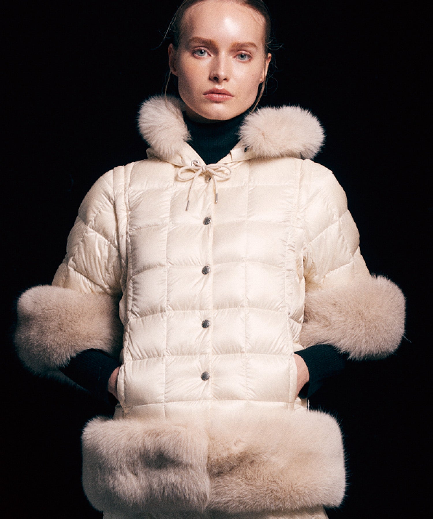 POP UP限定商品】プレミアムフォックスファー 半袖パーツ（EX-HSFUR01