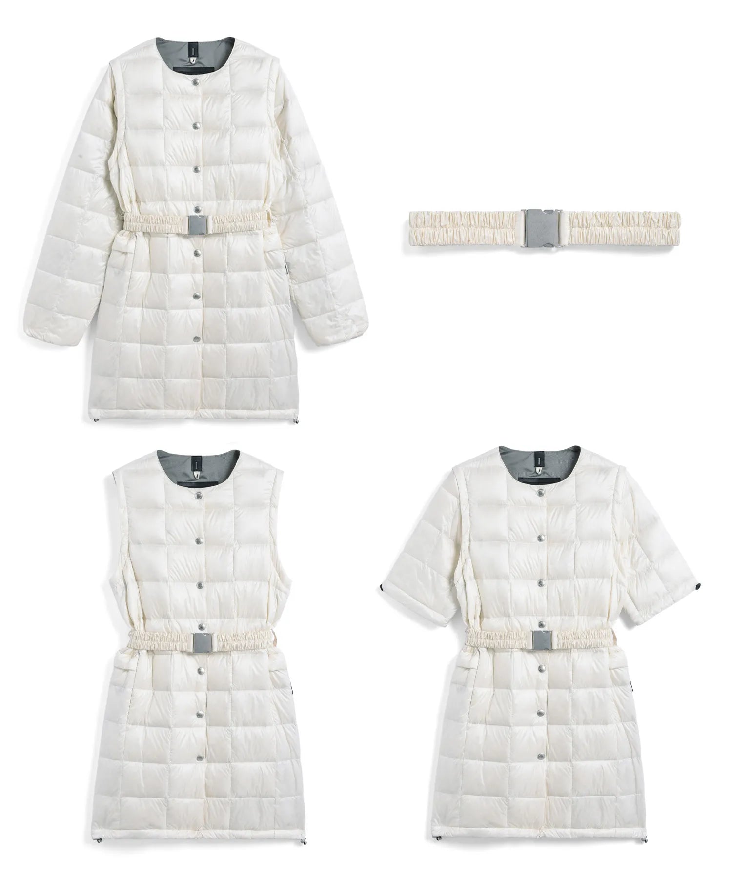 POP UP限定商品】【WOMEN】”クルーネックセミロング” インナーダウン POP UP限定商品】【WOMEN】”クルーネックセミロング” インナーダウン