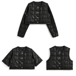 POP UP限定商品】【WOMEN】”クルーネックボレロ”インナーダウンセット POP UP限定商品】【WOMEN】”クルーネックボレロ”インナーダウンセット