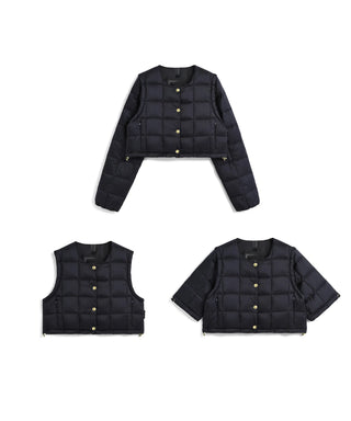 POP UP限定商品】【WOMEN】”クルーネックボレロ”インナーダウンセット POP UP限定商品】【WOMEN】”クルーネックボレロ”インナーダウンセット