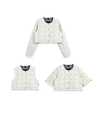 POP UP限定商品】【WOMEN】”クルーネックボレロ”インナーダウンセット POP UP限定商品】【WOMEN】”クルーネックボレロ”インナーダウンセット