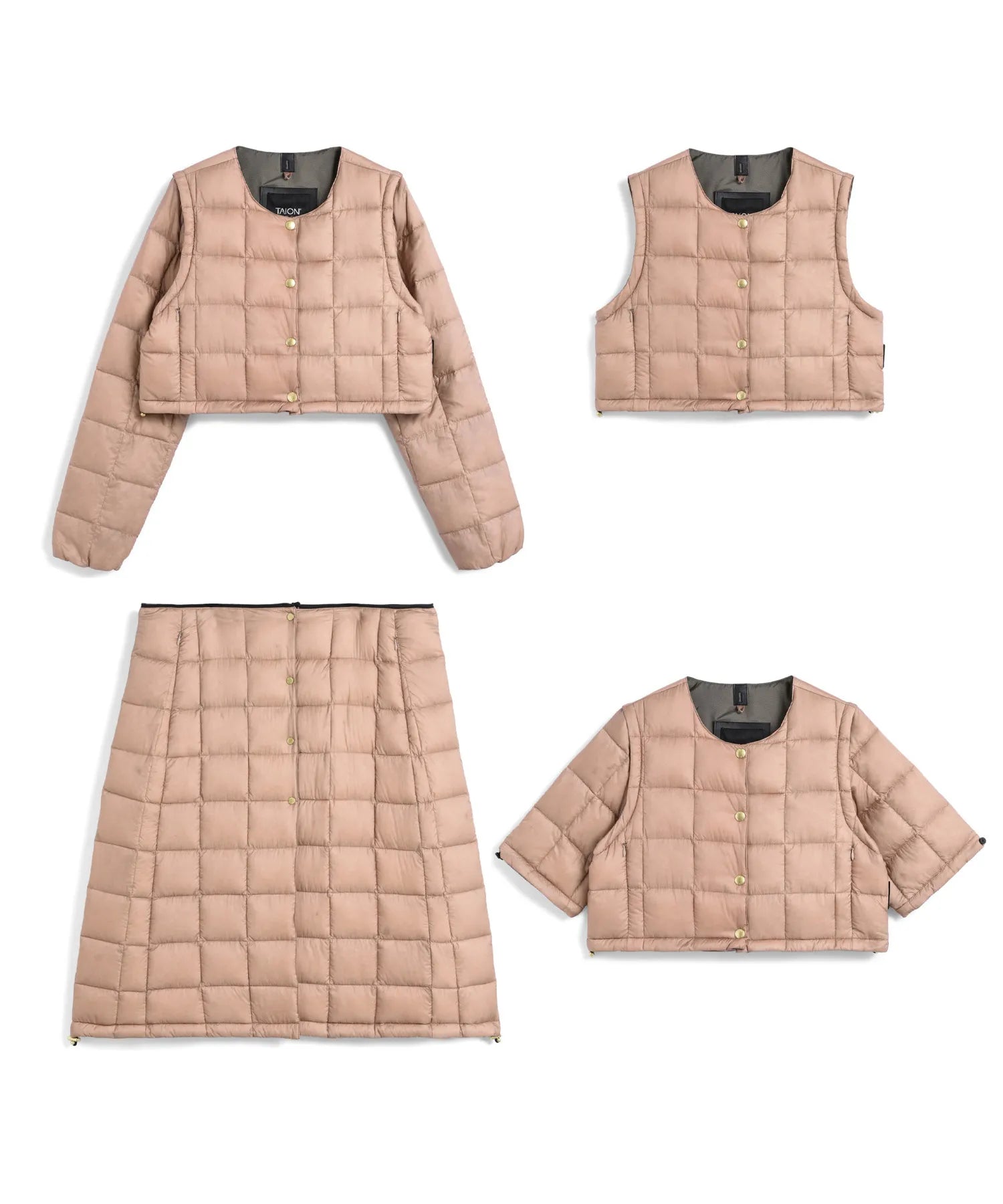POP UP限定商品】【WOMEN】”ボレロ+ロングパーツ”インナーダウン POP UP限定商品】【WOMEN】”ボレロ+ロングパーツ”インナーダウン