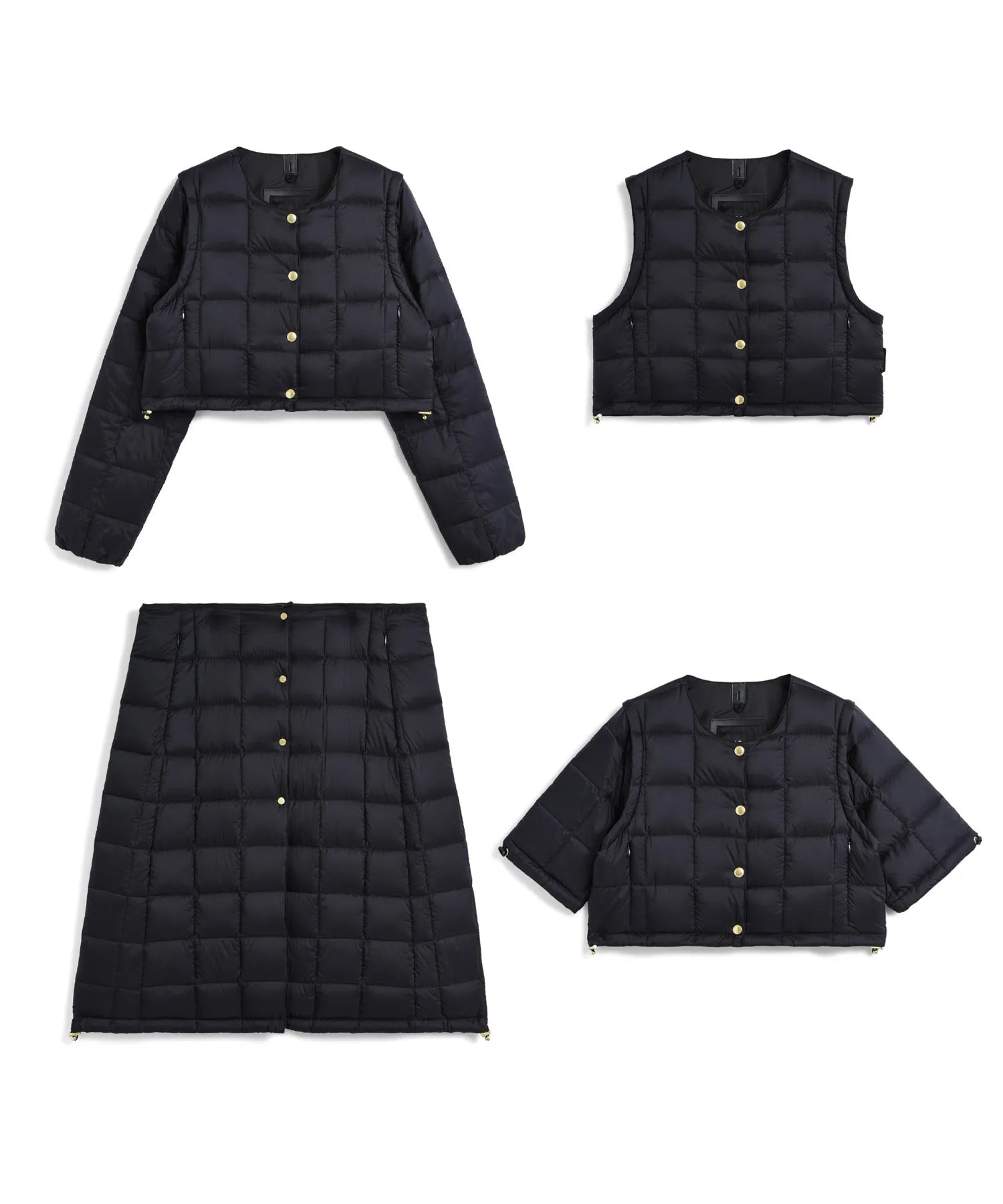 POP UP限定商品】【WOMEN】”ボレロ+ロングパーツ”インナーダウン POP UP限定商品】【WOMEN】”ボレロ+ロングパーツ”インナーダウン