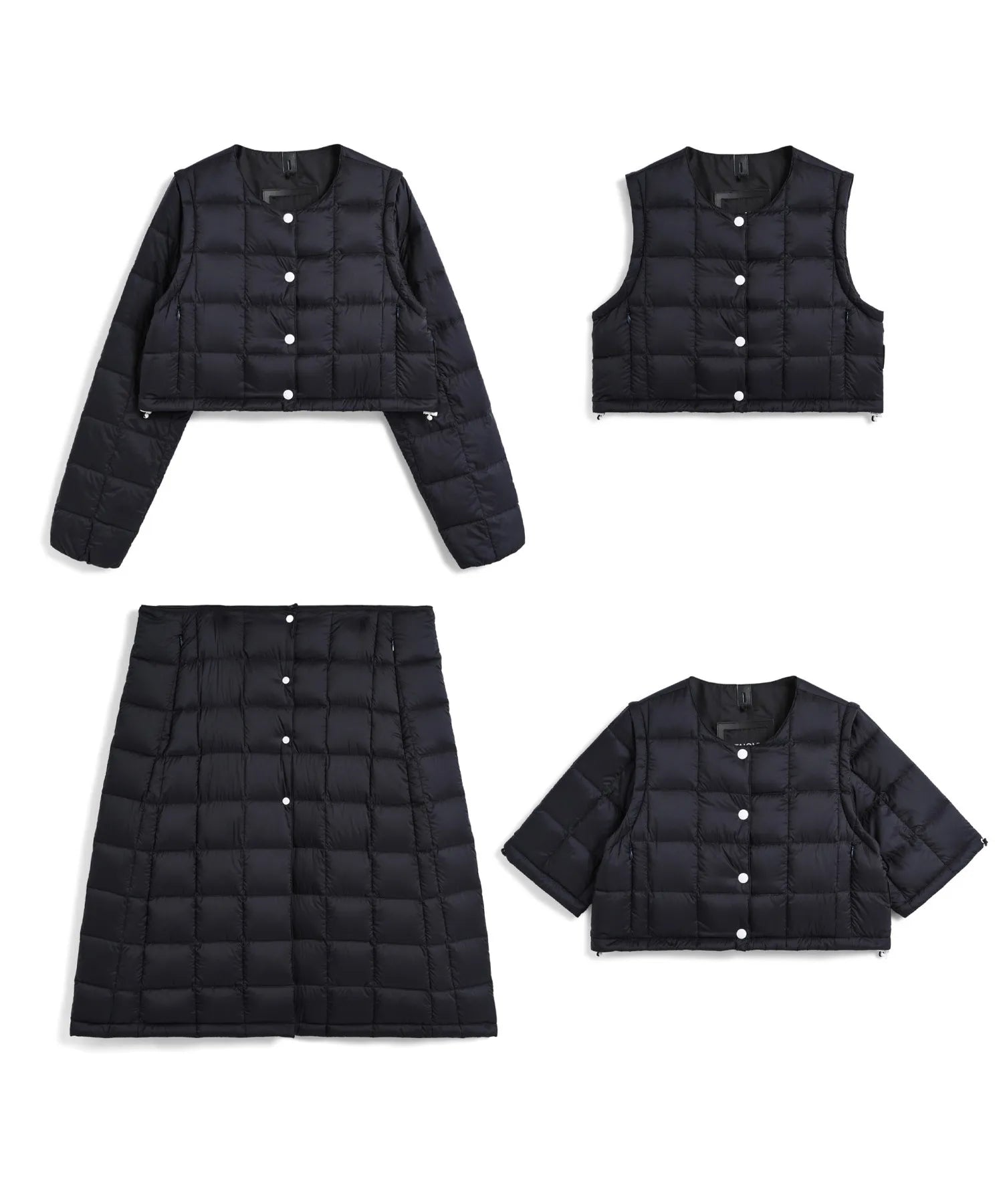 POP UP限定商品】【WOMEN】”ボレロ+ロングパーツ”インナーダウン POP UP限定商品】【WOMEN】”ボレロ+ロングパーツ”インナーダウン
