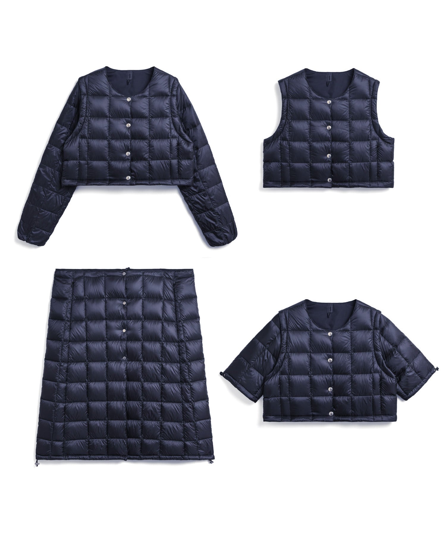 TAION EXTRA｜タイオン エクストラ |[WOMEN]CREW NECK INNER DOWN SET ...