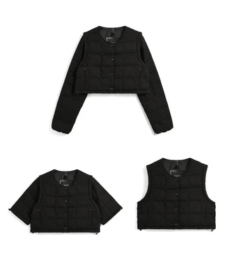POP UP限定商品】【WOMEN】”クルーネックボレロ”インナーダウンセット POP UP限定商品】【WOMEN】”クルーネックボレロ”インナーダウンセット