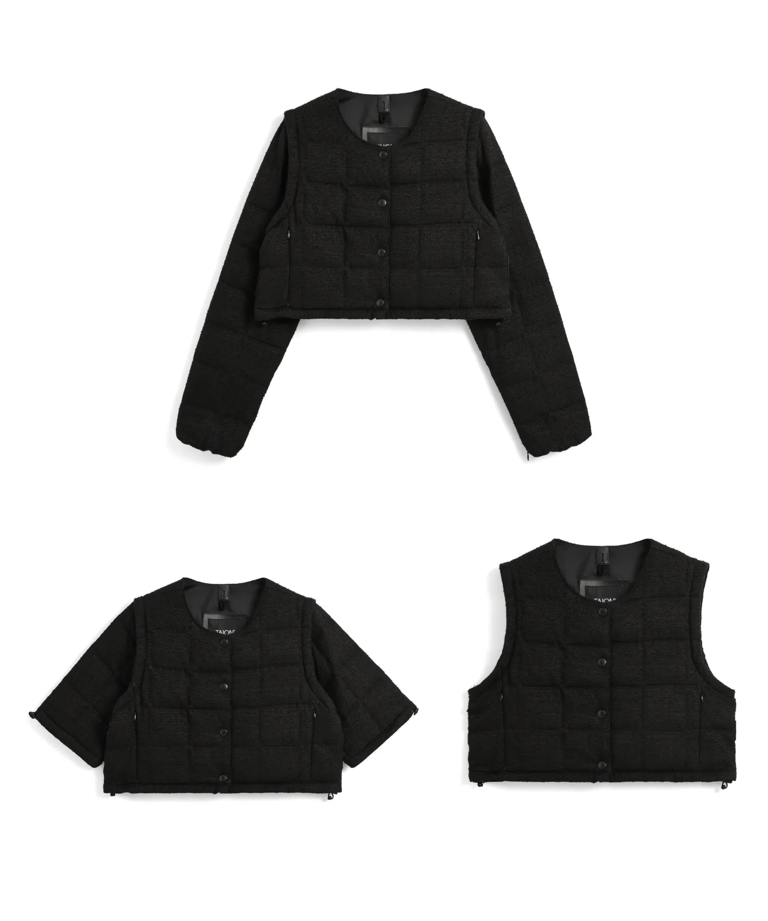POP UP限定商品】【WOMEN】”クルーネックボレロ”インナーダウンセット POP UP限定商品】【WOMEN】”クルーネックボレロ”インナーダウンセット
