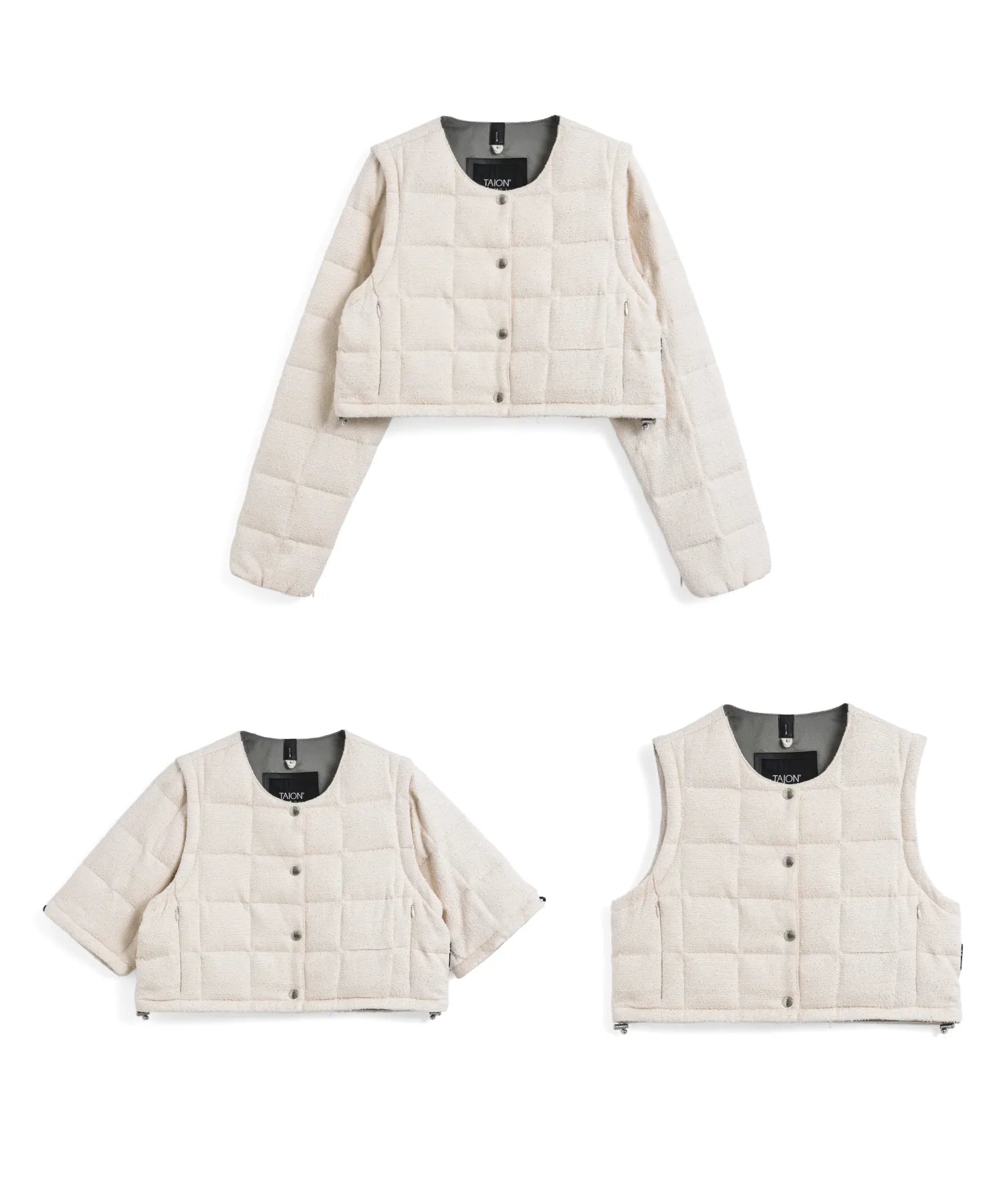 POP UP限定商品】【WOMEN】”クルーネックボレロ”インナーダウンセット POP UP限定商品】【WOMEN】”クルーネックボレロ”インナーダウンセット